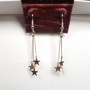 Vintage star dangle earrings